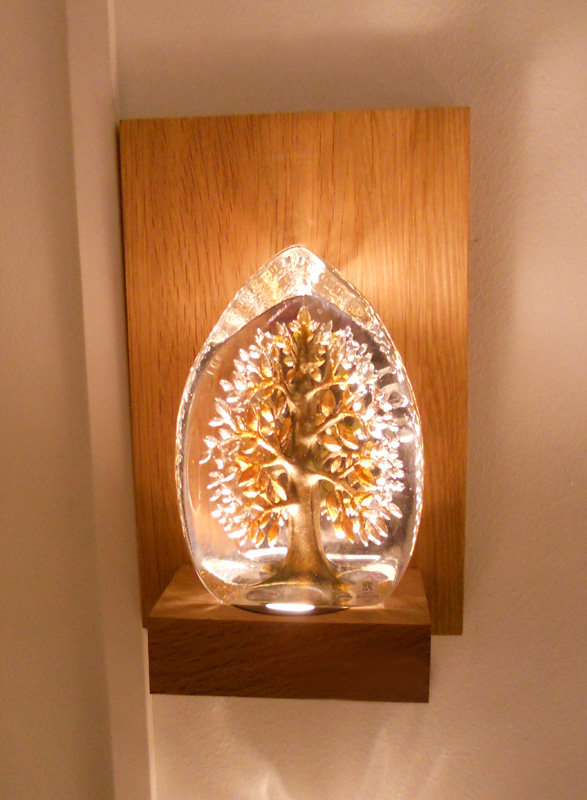 WL23x15x7 vägg ljus, ek Frilight Led lampa Sweden Crystal Design WL23x15x7 vägg ljus, ek Frilight Led lampa Sweden Crystal Design